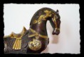 ORIENTAL BRASS STATUE OF HORSE / ORIENTÁLNA MOSADZNÁ SOCHA KOŇA
